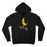 Skateboard Banana Funny Skateboarding Wo Man Hoodie