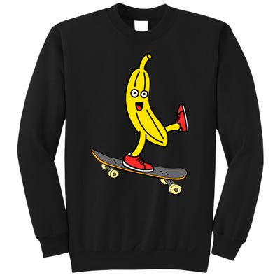 Skateboard Banana Funny Skateboarding Wo Man Sweatshirt