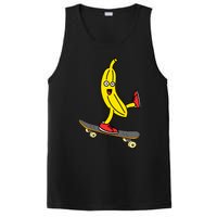 Skateboard Banana Funny Skateboarding Wo Man PosiCharge Competitor Tank