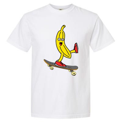 Skateboard Banana Funny Skateboarding Wo Man Garment-Dyed Heavyweight T-Shirt