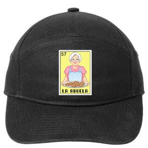 Spanishmexican Bingo Funny Gifts For Abuela La Abuela 7-Panel Snapback Hat