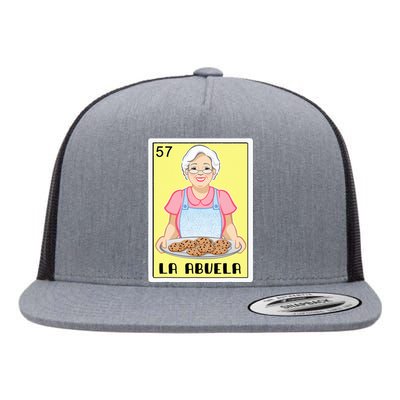 Spanishmexican Bingo Funny Gifts For Abuela La Abuela Flat Bill Trucker Hat