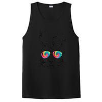 Sunglass Bunny Face Tie Dye Happy Easter Day PosiCharge Competitor Tank