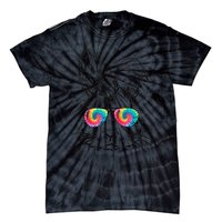 Sunglass Bunny Face Tie Dye Happy Easter Day Tie-Dye T-Shirt