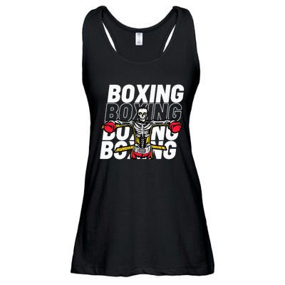 Skeleton Boxing Fighter For Boxers Ladies Essential Flowy Tank