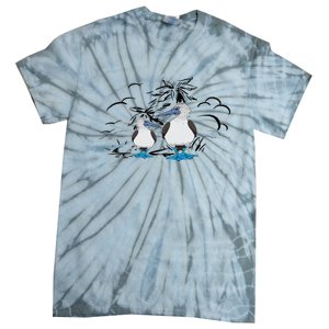 Seabirds Blue Footed Booby Bird Galapagos Islands Tie-Dye T-Shirt