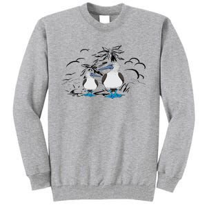 Seabirds Blue Footed Booby Bird Galapagos Islands Tall Sweatshirt