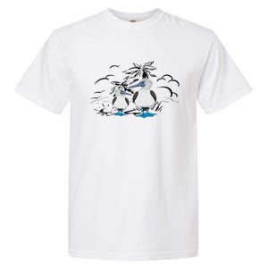 Seabirds Blue Footed Booby Bird Galapagos Islands Garment-Dyed Heavyweight T-Shirt