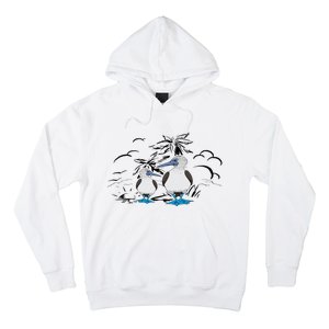 Seabirds Blue Footed Booby Bird Galapagos Islands Hoodie