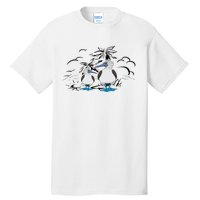 Seabirds Blue Footed Booby Bird Galapagos Islands Tall T-Shirt