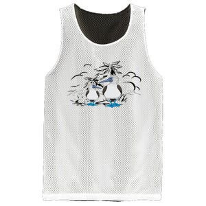 Seabirds Blue Footed Booby Bird Galapagos Islands Mesh Reversible Basketball Jersey Tank