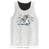 Seabirds Blue Footed Booby Bird Galapagos Islands Mesh Reversible Basketball Jersey Tank