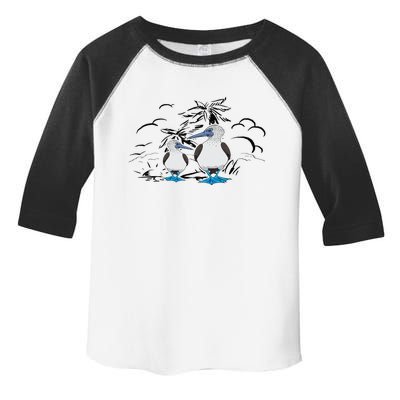 Seabirds Blue Footed Booby Bird Galapagos Islands Toddler Fine Jersey T-Shirt