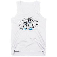 Seabirds Blue Footed Booby Bird Galapagos Islands Tank Top