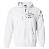 Seabirds Blue Footed Booby Bird Galapagos Islands Full Zip Hoodie