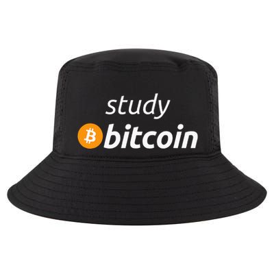 Study Bitcoin Famous Bitcoin Quote Cool Comfort Performance Bucket Hat