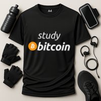 Study Bitcoin Famous Bitcoin Quote Performance Shirt