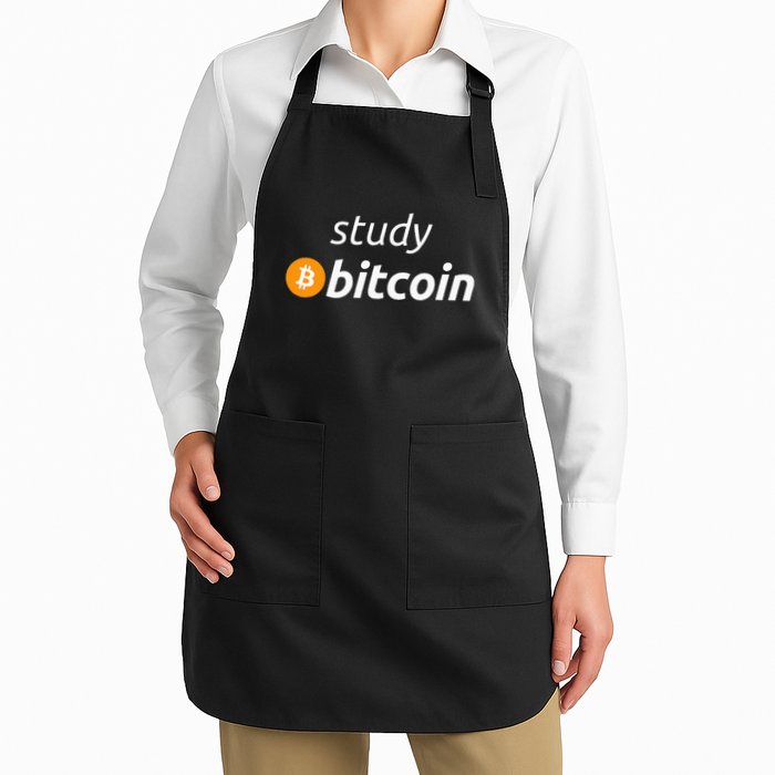 Study Bitcoin Famous Bitcoin Quote Apron