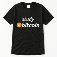 Study Bitcoin Famous Bitcoin Quote Tall T-Shirt