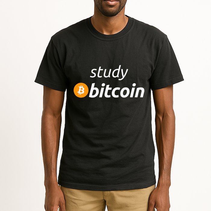 Study Bitcoin Famous Bitcoin Quote Tall T-Shirt