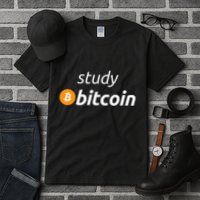 Study Bitcoin Famous Bitcoin Quote Tall T-Shirt