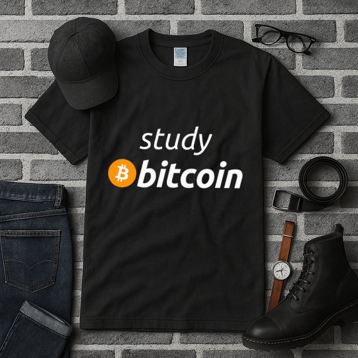 Study Bitcoin Famous Bitcoin Quote Tall T-Shirt