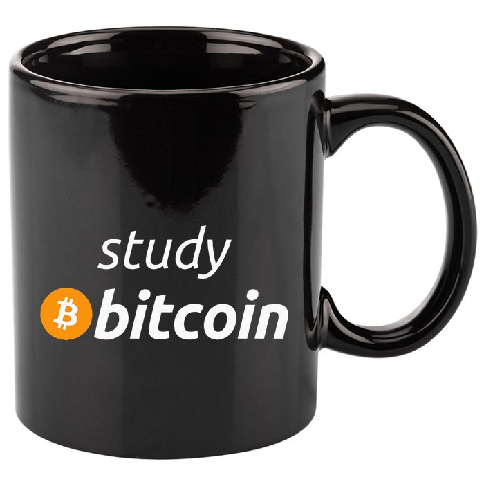 Study Bitcoin Famous Bitcoin Quote 11oz C Handle Ceramic Mug