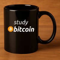 Study Bitcoin Famous Bitcoin Quote 11oz C Handle Ceramic Mug