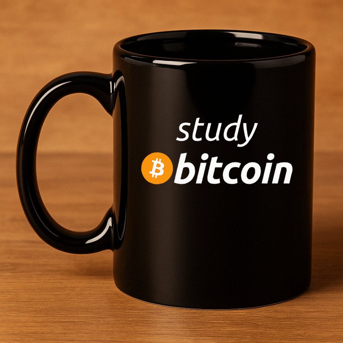 Study Bitcoin Famous Bitcoin Quote 11oz C Handle Ceramic Mug
