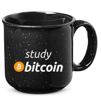 Study Bitcoin Famous Bitcoin Quote 15oz Campfire Ceramic Mug