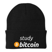 Study Bitcoin Famous Bitcoin Quote Beanie