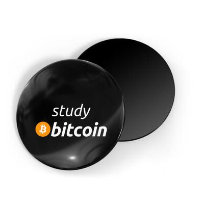 Study Bitcoin Famous Bitcoin Quote Magnet