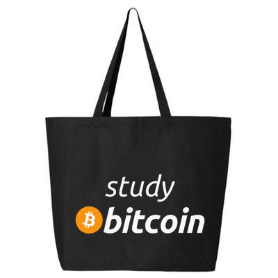 Study Bitcoin Famous Bitcoin Quote 25L Jumbo Tote