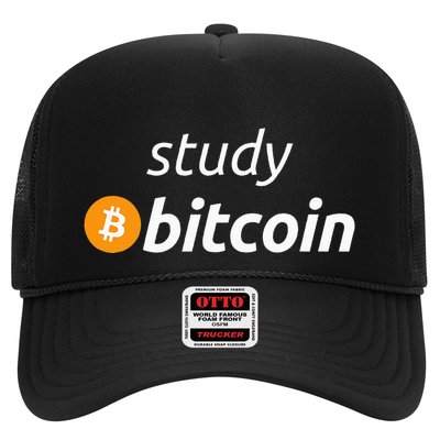 Study Bitcoin Famous Bitcoin Quote Trucker Hat