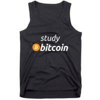 Study Bitcoin Famous Bitcoin Quote Tank Top