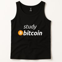 Study Bitcoin Famous Bitcoin Quote Tank Top