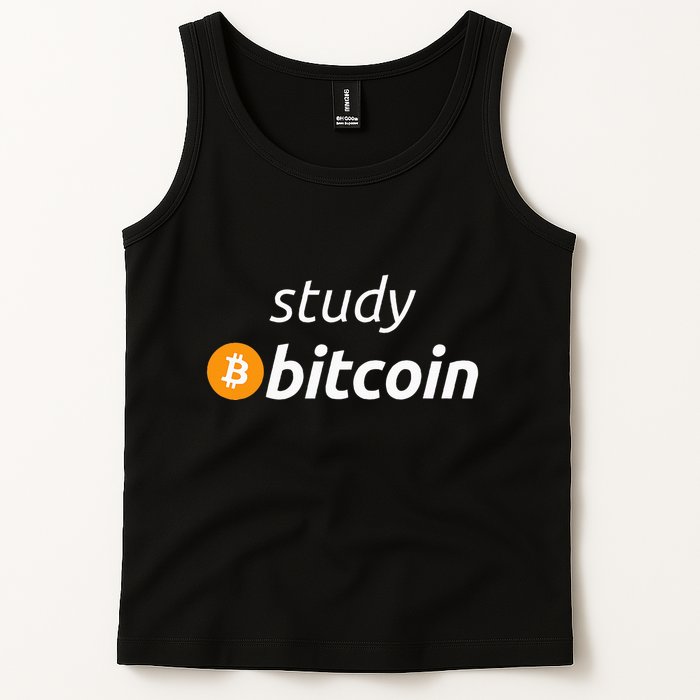Study Bitcoin Famous Bitcoin Quote Tank Top