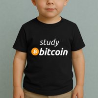 Study Bitcoin Famous Bitcoin Quote Toddler T-Shirt