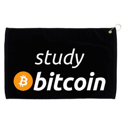 Study Bitcoin Famous Bitcoin Quote Grommeted Golf Towel