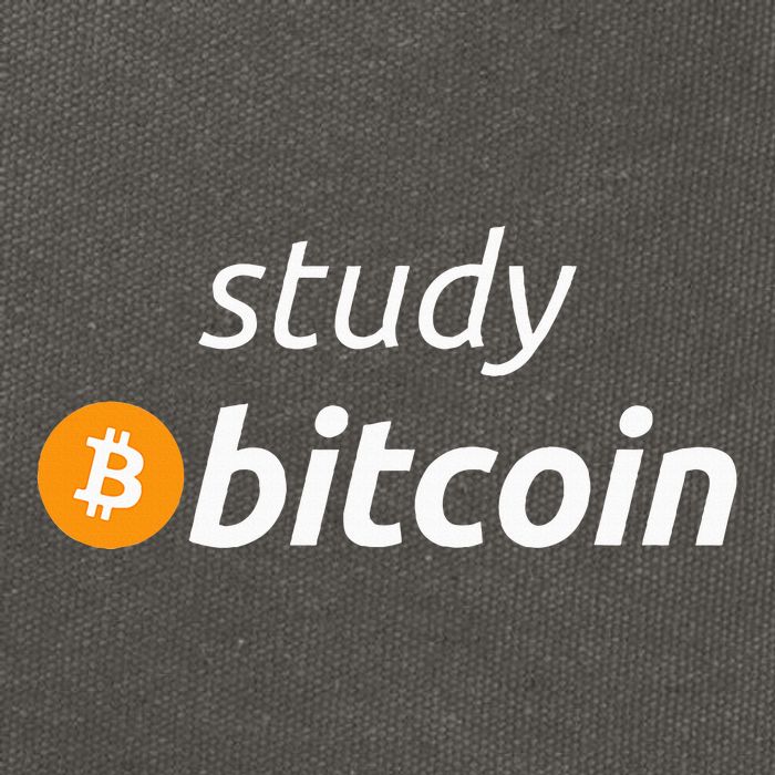 Study Bitcoin Famous Bitcoin Quote Cotton Canvas Backpack