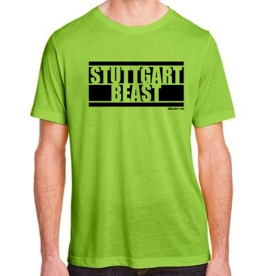 Stuttgart Beast Fitness Training Gym Motivation Sayings Meaningful Gift Adult ChromaSoft Performance T-Shirt