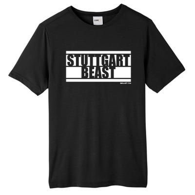 Stuttgart Beast Fitness Training Gym Motivation Sayings Meaningful Gift Tall Fusion ChromaSoft Performance T-Shirt