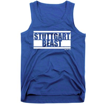 Stuttgart Beast Fitness Training Gym Motivation Sayings Meaningful Gift Tank Top