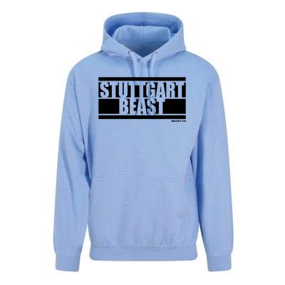 Stuttgart Beast Fitness Training Gym Motivation Sayings Meaningful Gift Unisex Surf Hoodie