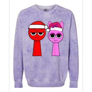 S.P.R.U.N.K.I Beats Funny Sprun Ki Christmas Game Colorblast Crewneck Sweatshirt