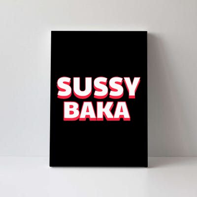 Sussy Baka Funny Sus Meme Canvas