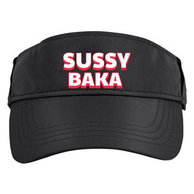 Sussy Baka Funny Sus Meme Adult Drive Performance Visor