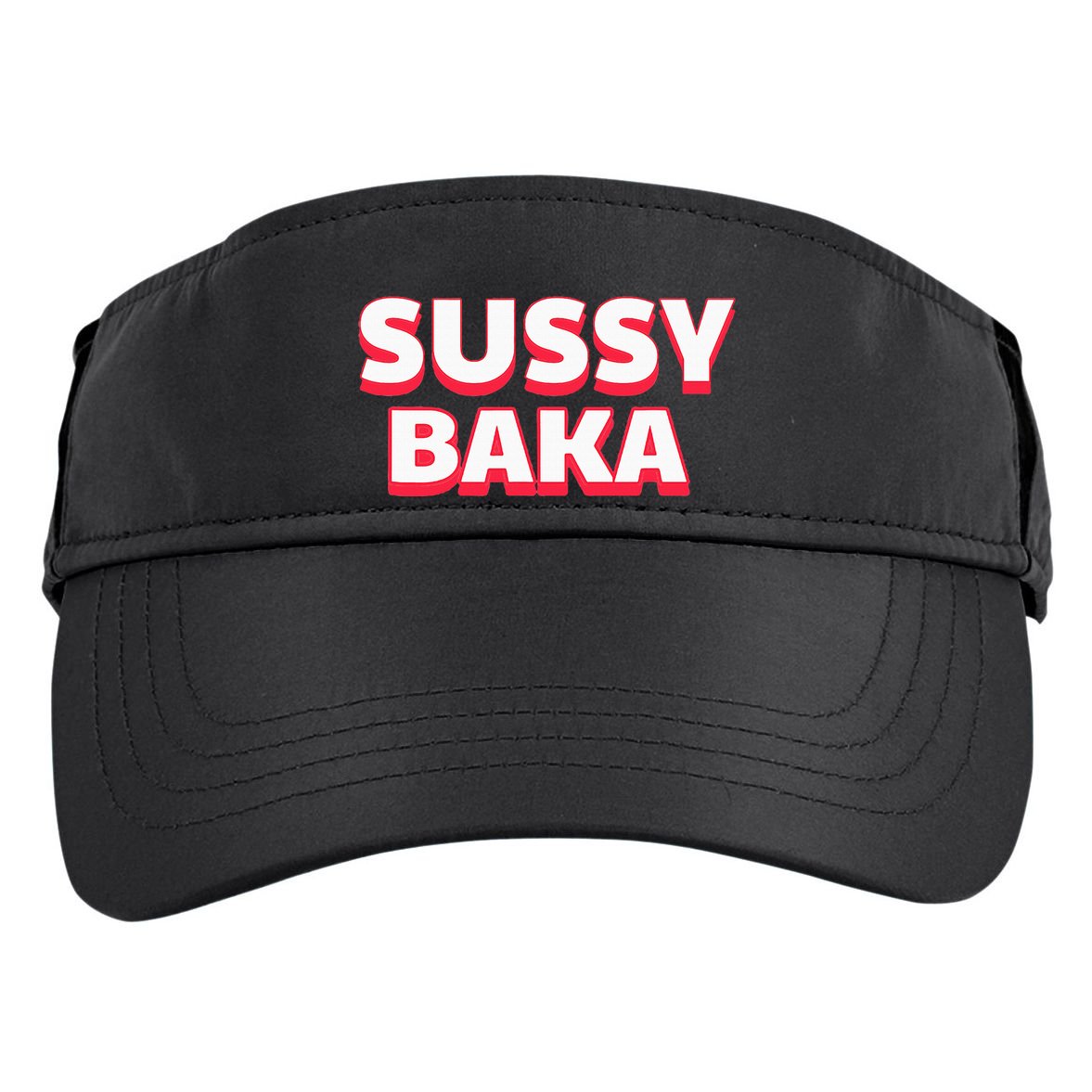 Sussy Baka Funny Sus Meme Adult Drive Performance Visor