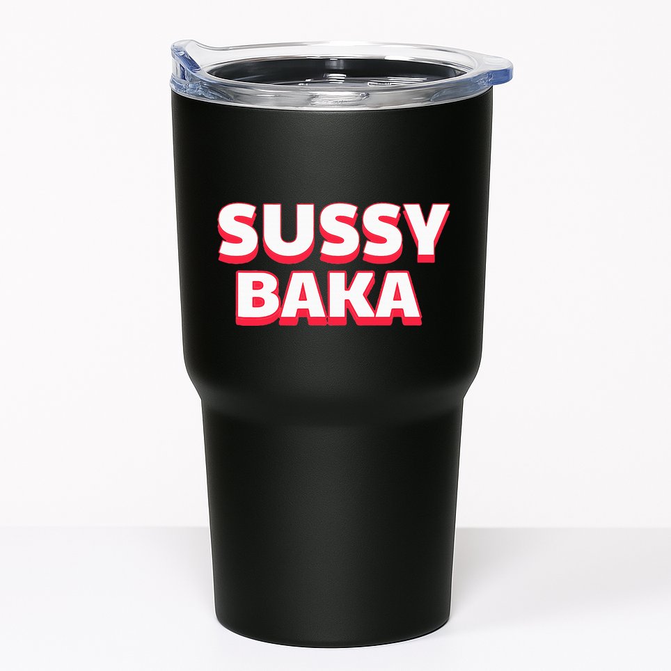 Sussy Baka Funny Sus Meme Tumbler