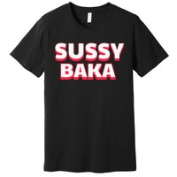 Sussy Baka Funny Sus Meme Premium T-Shirt